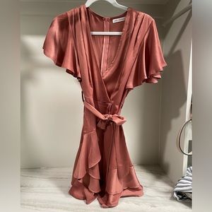 Saints + Secrets silk wrap dress, from Hello Molly